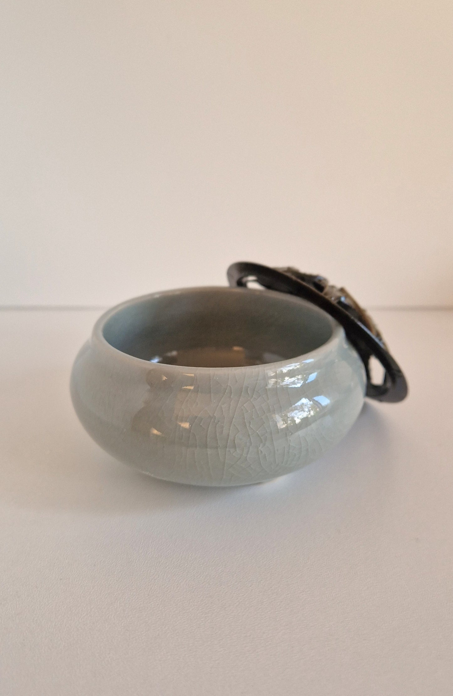 Encensoir laiton bleu