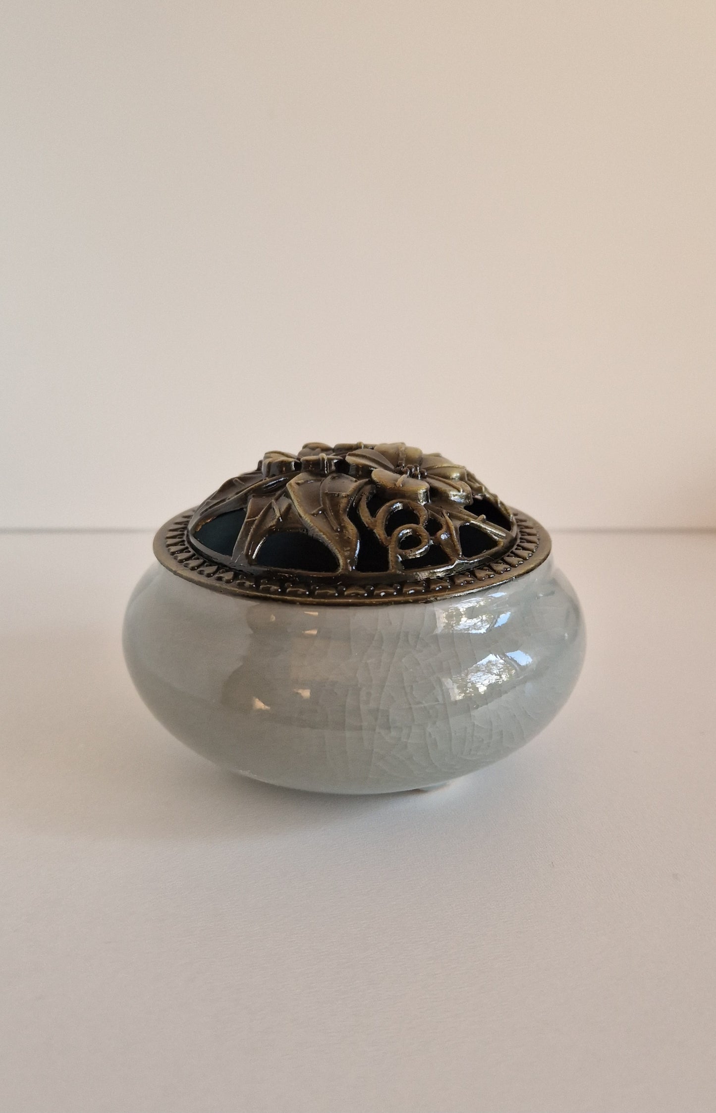 Encensoir laiton bleu