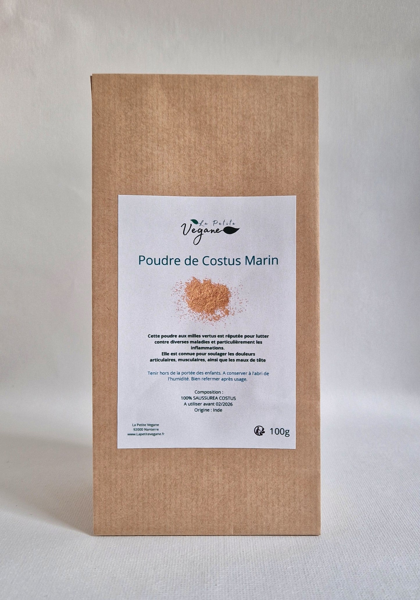Poudre de Costus Marin - 100g