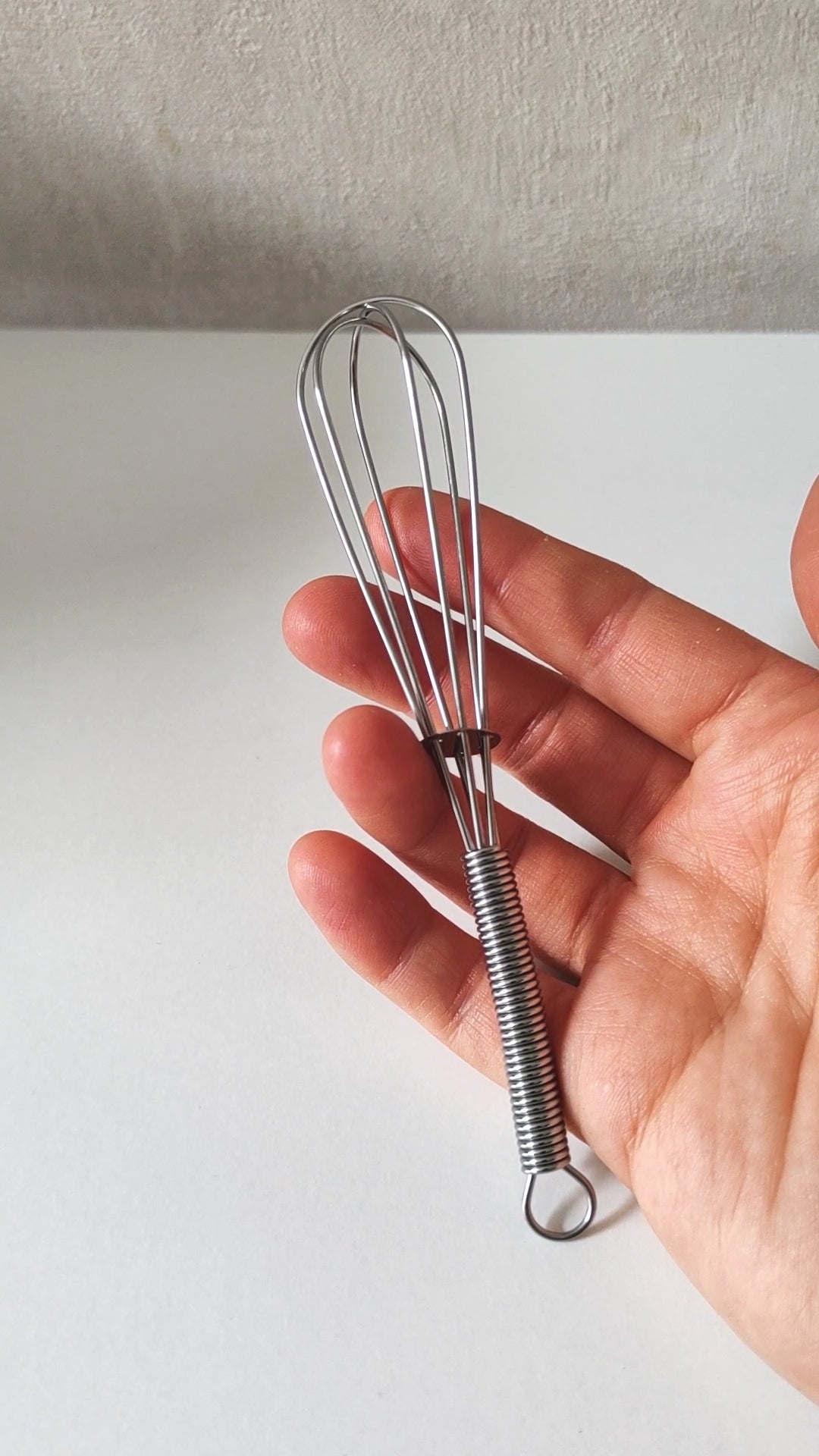 Mini fouet acier inoxydable